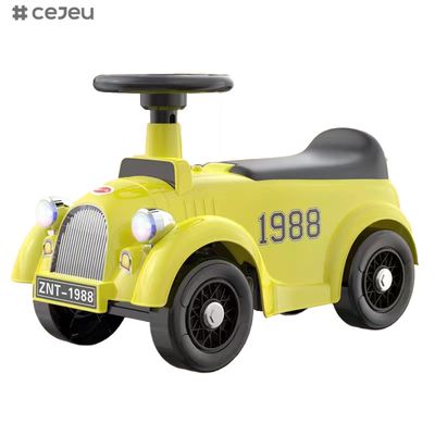 Passeio do bebê em brinquedos | Crianças Walker Ride musical no carro do impulso nenhuma bateria necessária, pé pavimentar o deslizamento do carro que empurra o carro