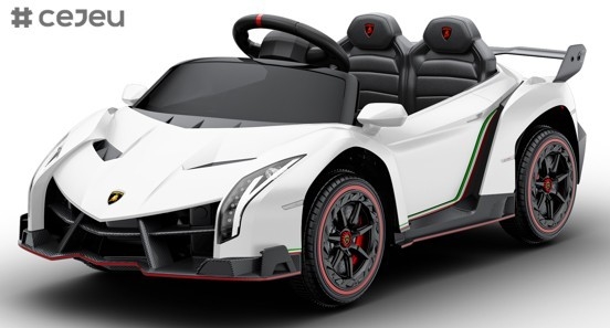 Brinquedo esportivo infantil Lamborghini Aventador SV 12V licenciado com controle dos pais