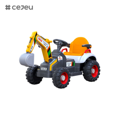 GJ-6V4.5AH Passeio de plástico no trator/Música/Educação infantil/Luz/Com escavadeira elétrica