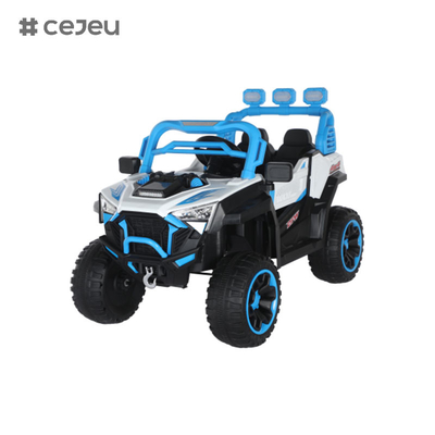 CJ-6187 12V 2 Seater Kids Ride on UTV Car, 4.5AH Veículo Elétrico Carro de caminhão Carro com 2x390W Motor,USB,MP3, música, Bluetooth