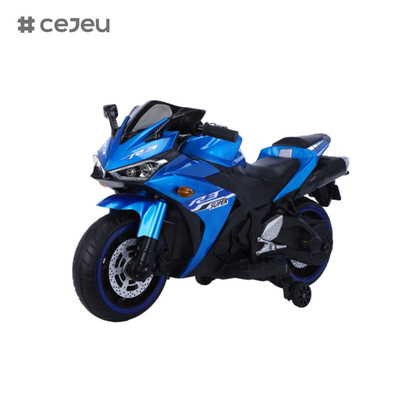 CJ-N-888 12V Ride on Motorcycle for Kids, Battery Powered 2 Wheels Motorcycle Toy com Bluetooth, Música, Luz...