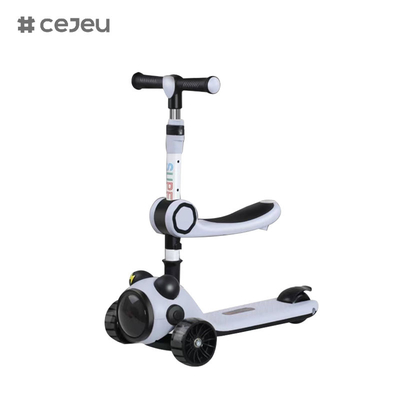 com luzes, música, assentos, grande volante flash3 cores disponíveisTamanho do pacote 67*50*62cm, adequado para meninos e meninas scooter