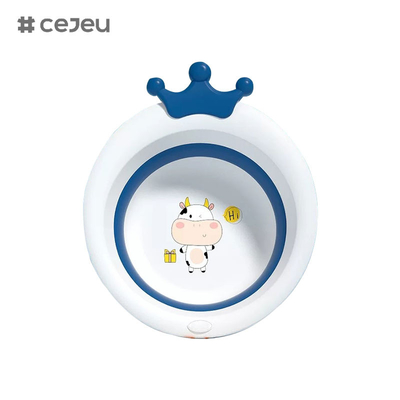 CJ-JC1141, PP+TPEFoldável, lava-louças para bebés, uma chave dobrável, armazenamento conveniente, disponível a qualquer momento, em qualquer lugar