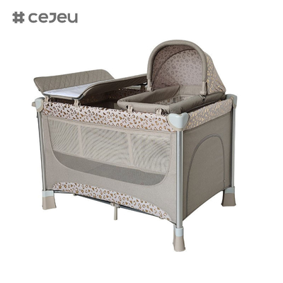 Berço de viagem de bebê berço de bebê móvel cama removível berço de bebê com mesa de fraldas cama multifuncional para quarto