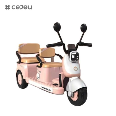 CJ-ML-002 Fabricação Kids Notor Bike com dois assentos Bateria motorizada para crianças Ride On