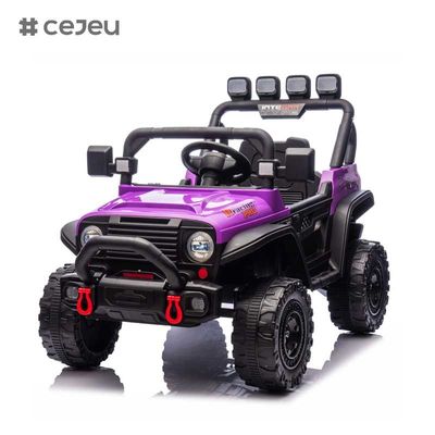 CJ-HP-018SJ 4 rodas motrizes Modelos de UTV motorizados Boa escolha Espaço de armazenamento traseiro 2 velocidades disponíveis Cor-de-Rosa Roxo Preto Rosa Azul Carro de plástico