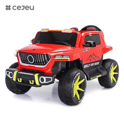 CJ-SF-5688 Mais recente Grande Tamanho 12V7Ah Grande Tamanho Quatro Motor Drive Crianças Carro Elétrico/Cor de Rosa Duas Velocidades Crianças Conduzem em Carro Off-Road por 5-12Anos