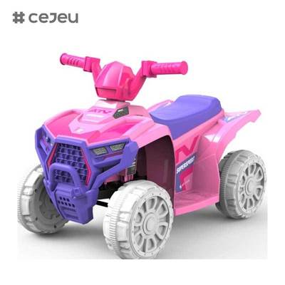 CJ-SMT-916 Carro elétrico infantil, brinquedos ao ar livre de quatro rodas, 1-4 anos de idade andar de carro brinquedo infantil
