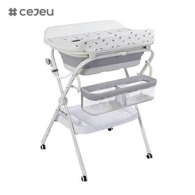 CJ-QC6605-1 Tabela de cuidados de três em um para bebés recém-nascidos, banho, lavagem para móveis, fraldas, produtos de banho para bebés, por grosso