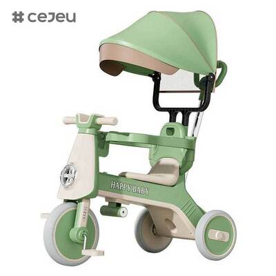 CJ-YT-668 Triciclo de carrinho de três rodas de moda de alta qualidade com teto e sombreador