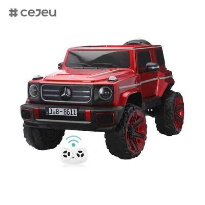 CJ-JB-8611 Carros infantis super 2 lugares para passeio unissex 12v passeio elétrico em carro Mercedes recarregável para crianças