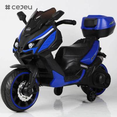CJ-XL-1988 Unissex Moto Elétrica de 3 Rodas a Bateria Brinquedo de Passeio em Plástico Pequeno para Crianças de 3-8 Anos Modelo Mais Recente Popular