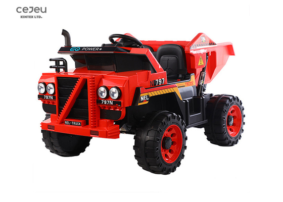 Engenharia vermelha de Toy Ride On ASTM F963 2 Seater do caminhão basculante do controle 12v do App