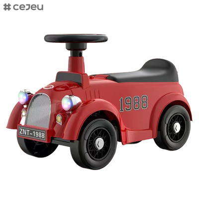Passeio do bebê em brinquedos | Crianças Walker Ride musical no carro do impulso nenhuma bateria necessária, pé pavimentar o deslizamento do carro que empurra o carro