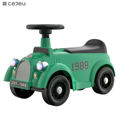 Passeio do bebê em brinquedos | Crianças Walker Ride musical no carro do impulso nenhuma bateria necessária, pé pavimentar o deslizamento do carro que empurra o carro