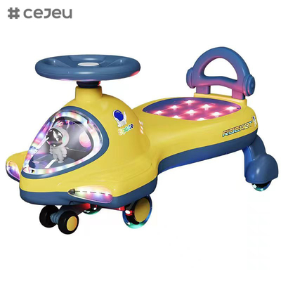 Ride Boy/Girl Wiggle On Toy: Seguro, divertido e fácil de usar, roda de PU flashing, luz, 2-5yres de idade