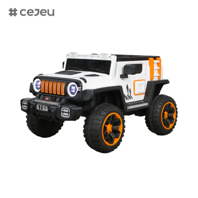Jeep Sport Style Roader Handle/Swing/Bluetooth USB/MP3 socket Display de música/potência Luz LED Quatro rodas suspensão Dois fazer