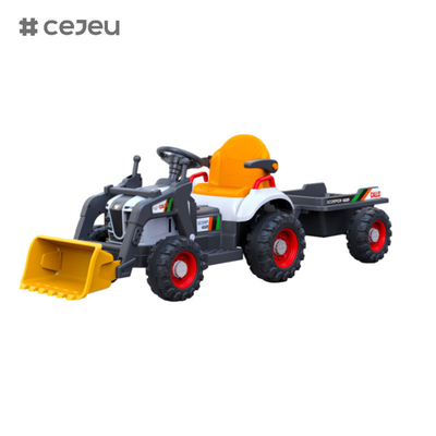 GJ-6V4.5AH Passeio de plástico no trator/Música/Educação infantil/Luz/Com escavadeira elétrica