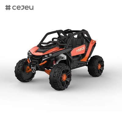 CJ-5298 12V 2 lugares Crianças montam em carro UTV, 10AH veículo elétrico carro de caminhão com motor 2x550W, música / corno / Bluetooth / energia