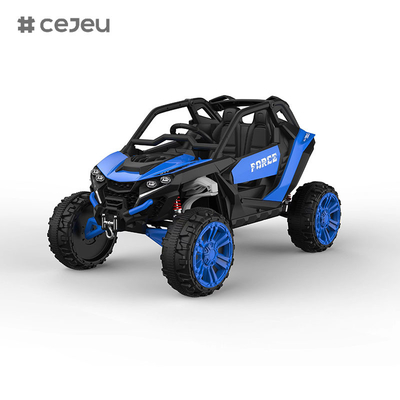 CJ-5298 12V 2 lugares Crianças montam em carro UTV, 10AH veículo elétrico carro de caminhão com motor 2x550W, música / corno / Bluetooth / energia