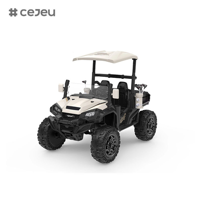 CJ-5189 12V 2 lugares Crianças montam em carro UTV, 10AH veículo elétrico caminhão carro com 2x550W motor, com clubes de golfe de brinquedo