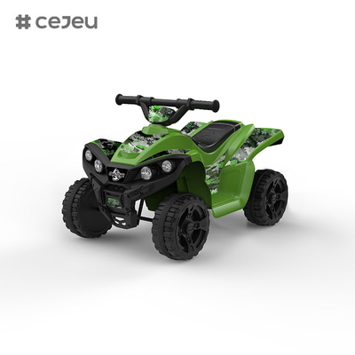 Costway 6V Kids 4-Wheeler ATV Quad Ride On Car com luz dianteira Música