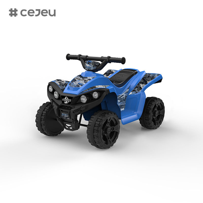 Costway 6V Kids 4-Wheeler ATV Quad Ride On Car com luz dianteira Música