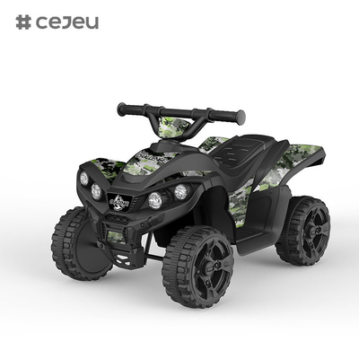 Costway 6V Kids 4-Wheeler ATV Quad Ride On Car com luz dianteira Música