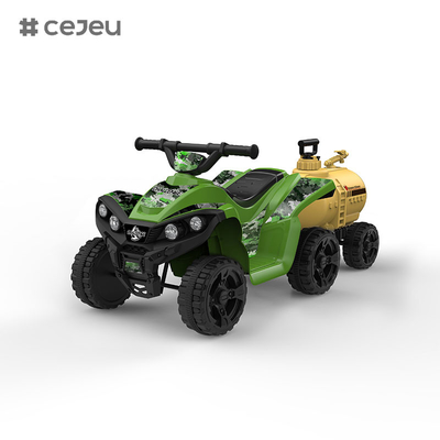 Kids Electric Quad ATV 4 Wheels Ride On Toy for Toddlers Forward Música/Horn Luz frontal Forward Com rastro de arma de água