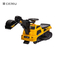 KINTEX CJ-009E Kids Ride on Tractor with Storage, Excavator Scooter Gift for Kids,6V4.5AH Volante/Horn/Música