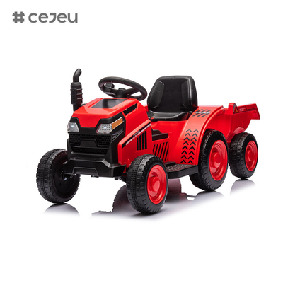 Conduzir um trator de 6V 4.5Ah, Trator elétrico para crianças com controle remoto, MusicUSBMPS, Trator de veículo de brinquedo para crianças 3-6 anos