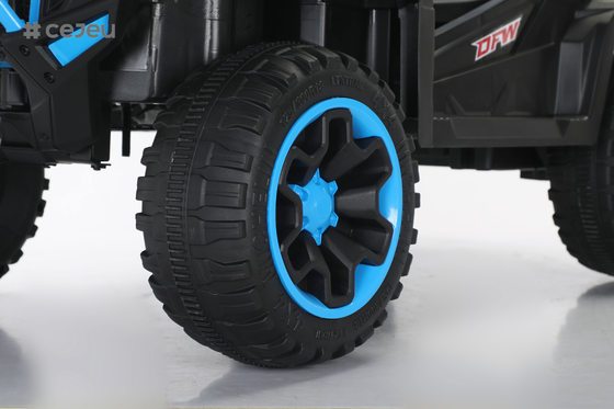 CJ-6187 12V 2 Seater Kids Ride on UTV Car, 4.5AH Veículo Elétrico Carro de caminhão Carro com 2x390W Motor,USB,MP3, música, Bluetooth