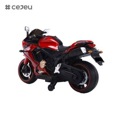 CJ-N-999 Motocicleta infantil de tração única, motor 12V4,5AH,550 com arranque de um clique, adequada para crianças de 3 a 12 anos