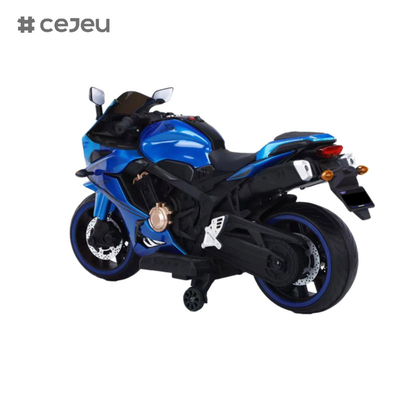 CJ-N-999 Motocicleta infantil de tração única, motor 12V4,5AH,550 com arranque de um clique, adequada para crianças de 3 a 12 anos
