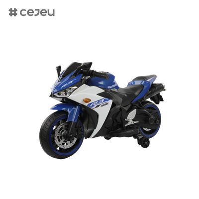 CJ-N-888 12V Ride on Motorcycle for Kids, Battery Powered 2 Wheels Motorcycle Toy com Bluetooth, Música, Luz...