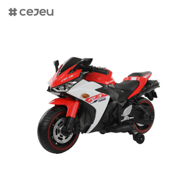 CJ-N-888 12V Ride on Motorcycle for Kids, Battery Powered 2 Wheels Motorcycle Toy com Bluetooth, Música, Luz...
