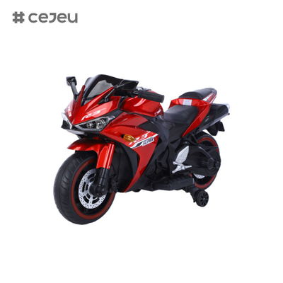 CJ-N-888 12V Ride on Motorcycle for Kids, Battery Powered 2 Wheels Motorcycle Toy com Bluetooth, Música, Luz...