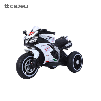 CJ-N-666 Kids Ride On Motorcycle 12V Electric 3 Wheels Bike com música e luz (apto para 3-8 anos de idade)