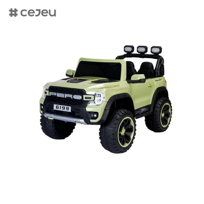 Kintex Electric Powered Ride on Toys, Battery-Operated Ride on Jeep, Controle remoto, Luzes LED, Música Bluetooth,12v
