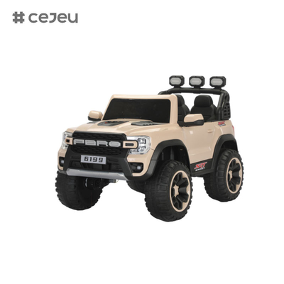 Kintex Electric Powered Ride on Toys, Battery-Operated Ride on Jeep, Controle remoto, Luzes LED, Música Bluetooth,12v