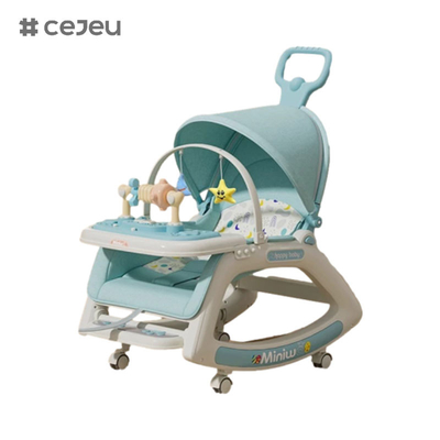 Para rapazes e raparigas, CJ-718-3, cadeira confortável artefato de bebê, 3 em 1, padrão de balanço padrão de cadeira alta padrão fixo