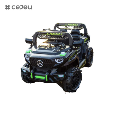 CJ-2023 6V Seater Kids Ride on UTV Car, 4.5AH Electric Vehicle Truck Car com 2x380 Motor, 2.4G RC,Para meninos e meninas