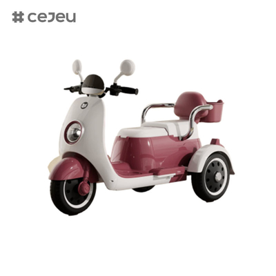 CJ-689-2 6V4 Função de arranque/educação precoce/USB/luz/com caixa de armazenamento,carro elétrico para crianças para meninos e meninas