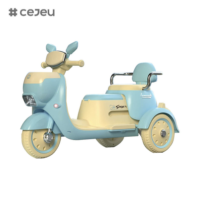 CJ-688 Motocicletas elétricas, arranque com um botão, função de educação precoce, USB, para meninos e meninas de 3 a 5 anos