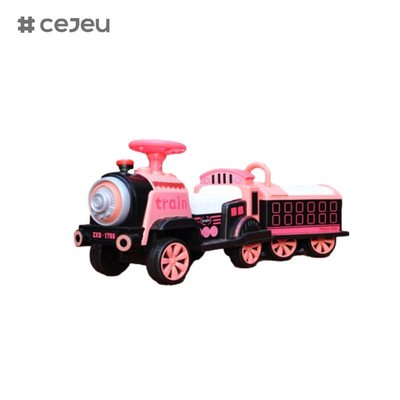 CJ-1788 Scooters de comboio para meninos e meninas com carroceria e compartimento/Bluetooth/música/luzes/inicialização com um clique