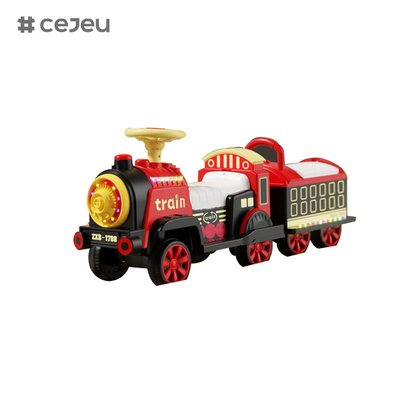 CJ-1788 Scooters de comboio para meninos e meninas com carroceria e compartimento/Bluetooth/música/luzes/inicialização com um clique