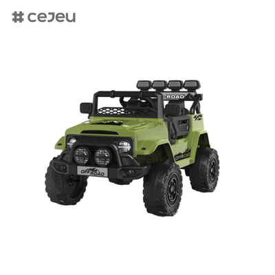 CJ2122 Portas duplas abertas, 6V4AH* 1,390 #*1, com 2.4G RC, luzes, arranque com um botão, música, USB, Bluetooth, educação infantil