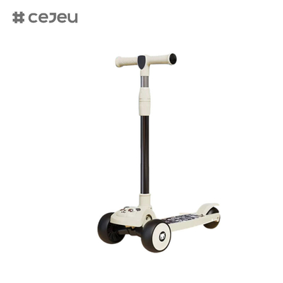 CJ-E300-2, padrão panda, com luzes, música, manobra pode ser ajustado 68-85cm, crianças de diferentes alturas podem jogar