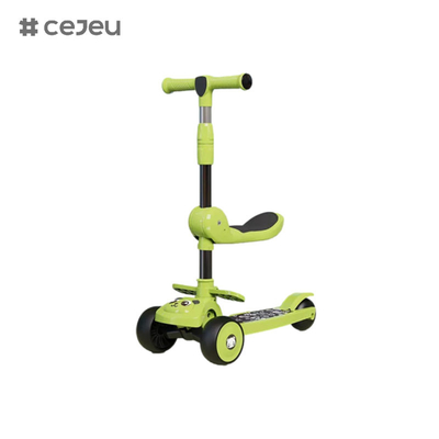 CJ-E300-8, com almofada de assento, luzes, música, alça pode ser ajustada 68-85cm, crianças de diferentes alturas podem brincar