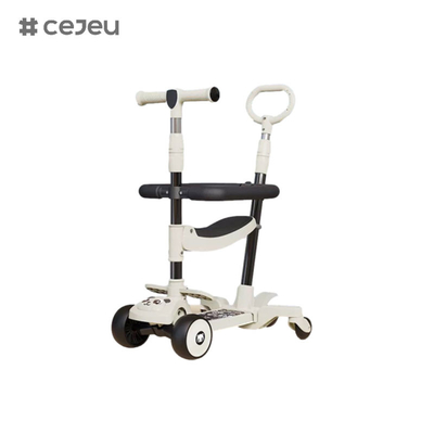 CJ-E300-10, com almofada de assento, luzes, música, puxa manobra, pode ser ajustado 68-85cm, deixe a criança ajustar a altura a qualquer momento